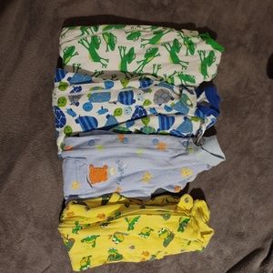 Four 6/9 month boy sleepers